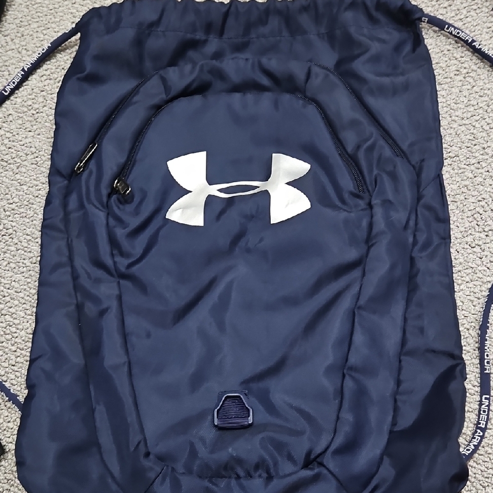 Under Armour Dark Blue Drawstring Backpack
